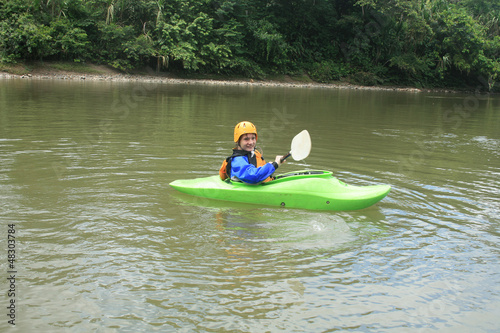 Teen Kayaking