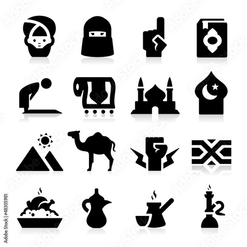 Arabian Culture Icons