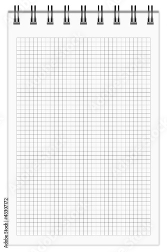 Checkered Notebook