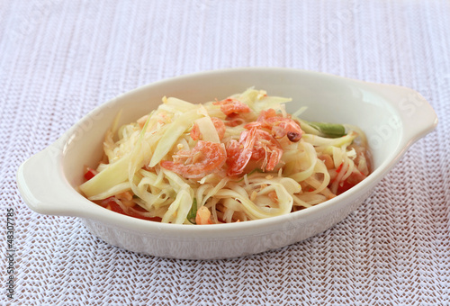 Thai papaya salad