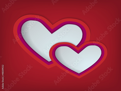 Valentinstag Vektor Hintergrund.