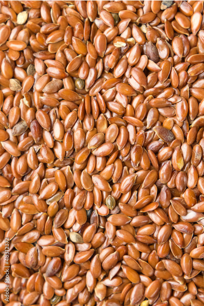 Flax seeds background Flax seeds background