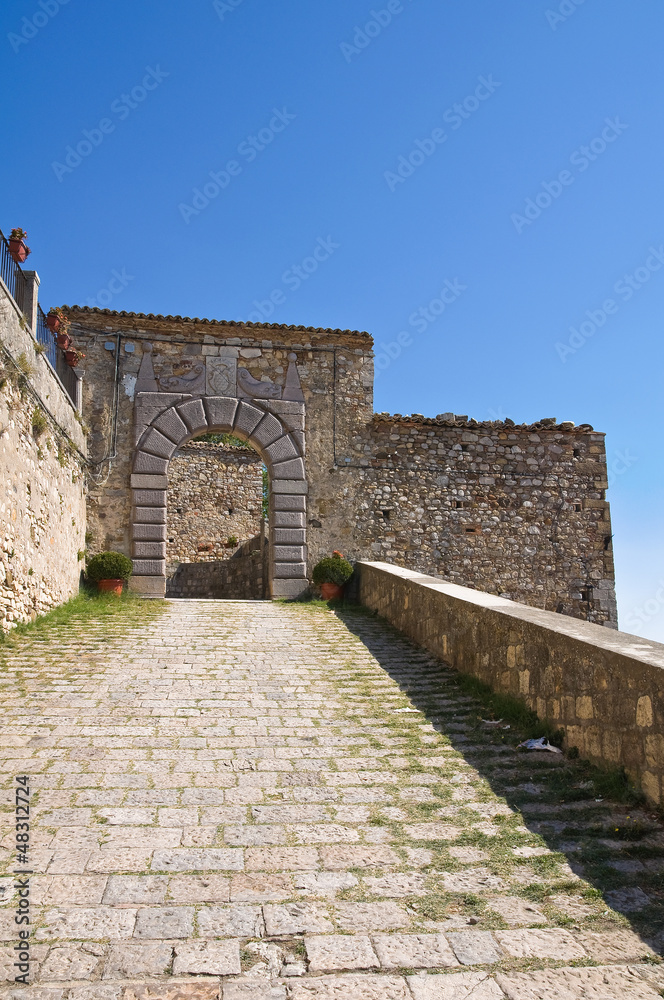 Castle of Sant'Agata di Puglia. Puglia. Italy.