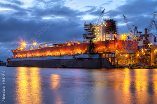 Slika na platnu Shipyard