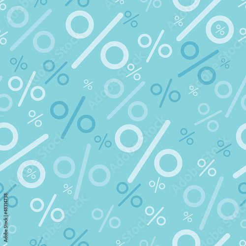 Vector percentage signs seamless pattern backgrounds with hand