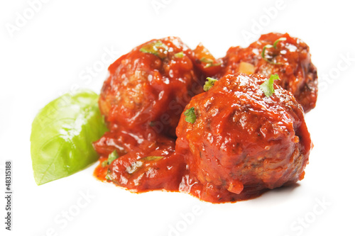 Meatballs with tomato sauce