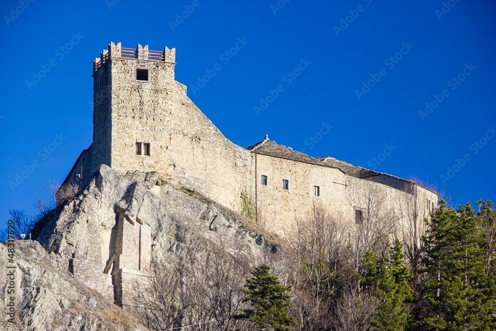 The castle of Sestola Modena Italy