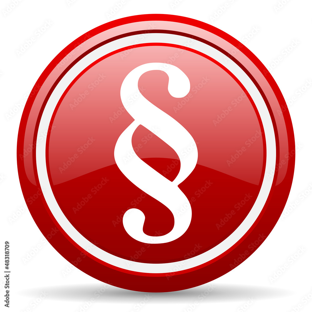 paragraph red glossy icon on white background paragraph red glossy icon on white background