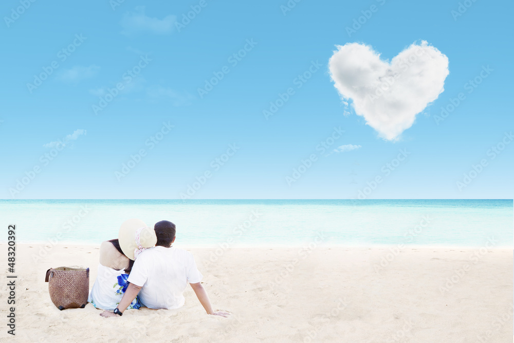 Romantic time at beach