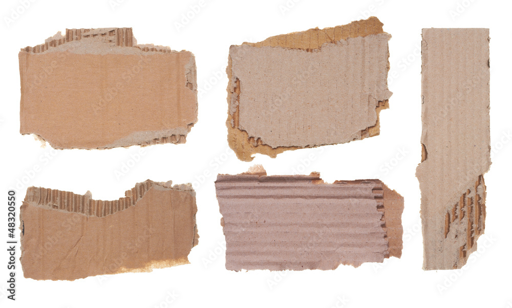 ripped cardboard piece paper note Stock Photo | Adobe Stock