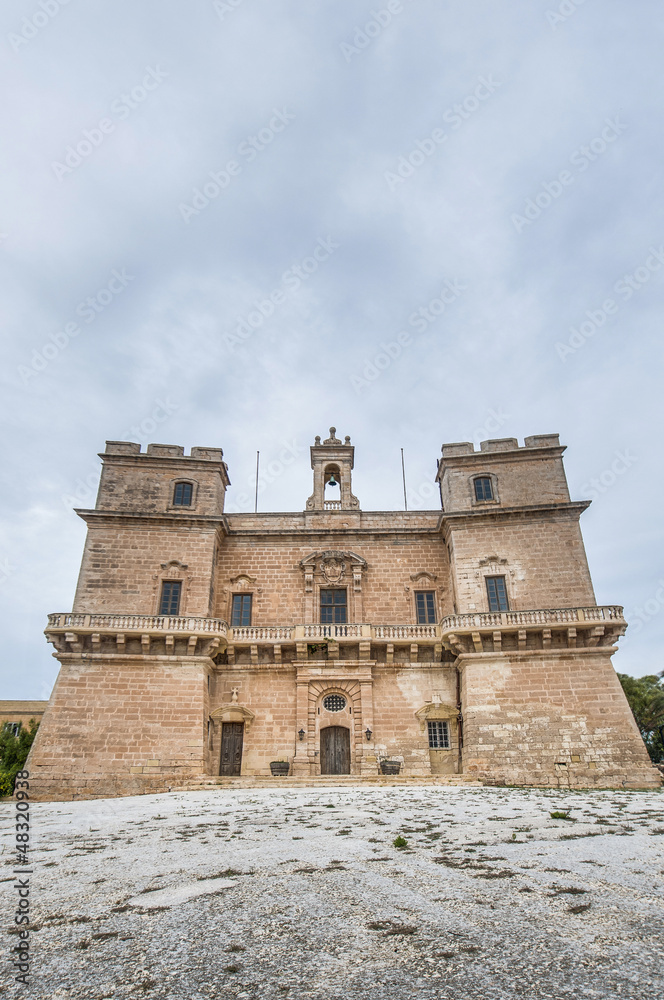 Selmun Castle located in Malta
