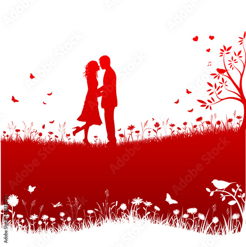 Valentinstag Layout