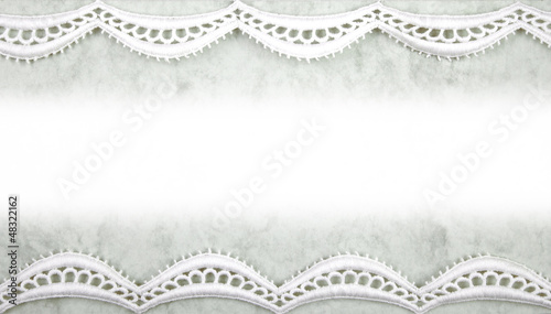 Paper with lacy border