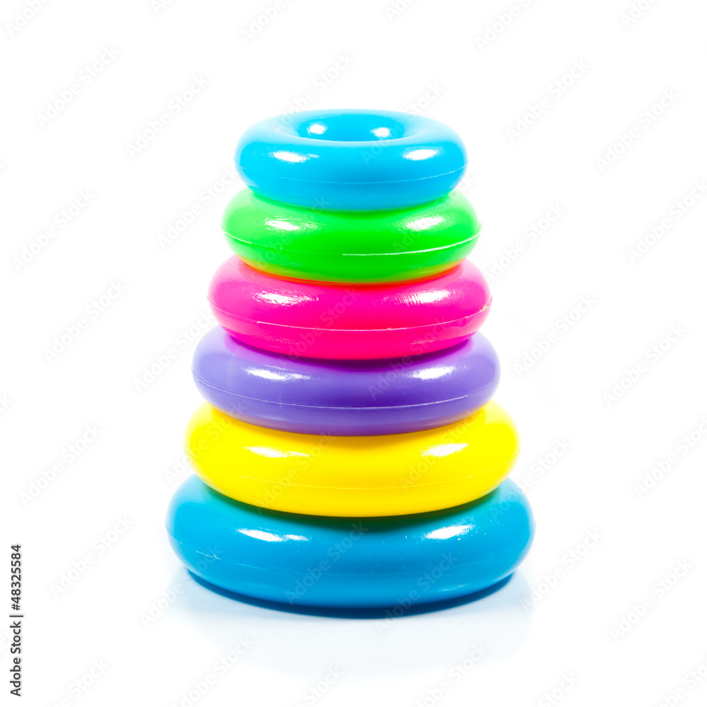 Baby toy on the white background Baby toy on the white background