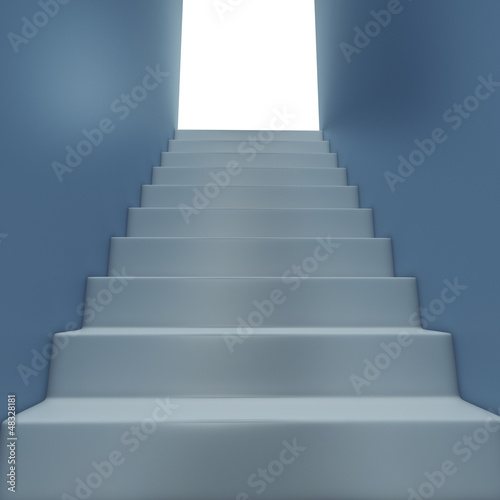White staircase © Tim