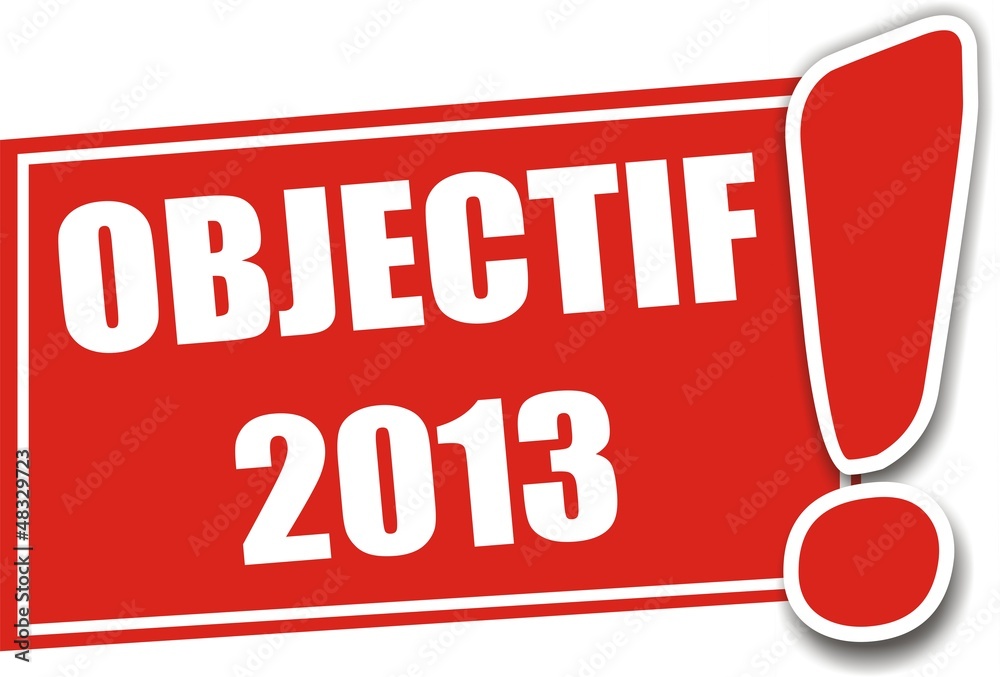 étiquette objectif 2013