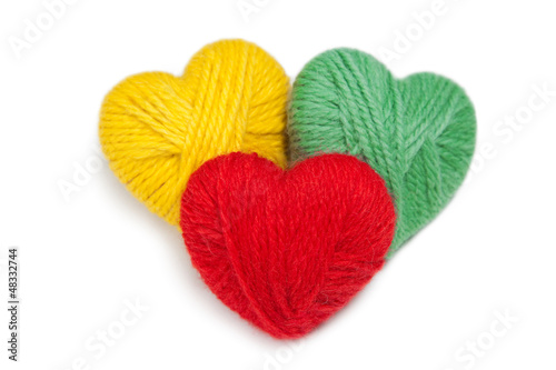 Wool hearts-9