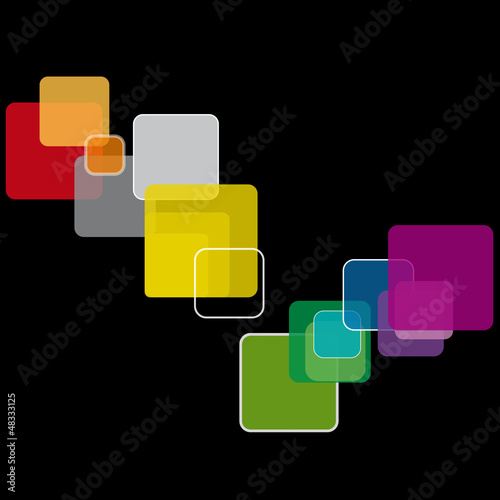 Vector square background