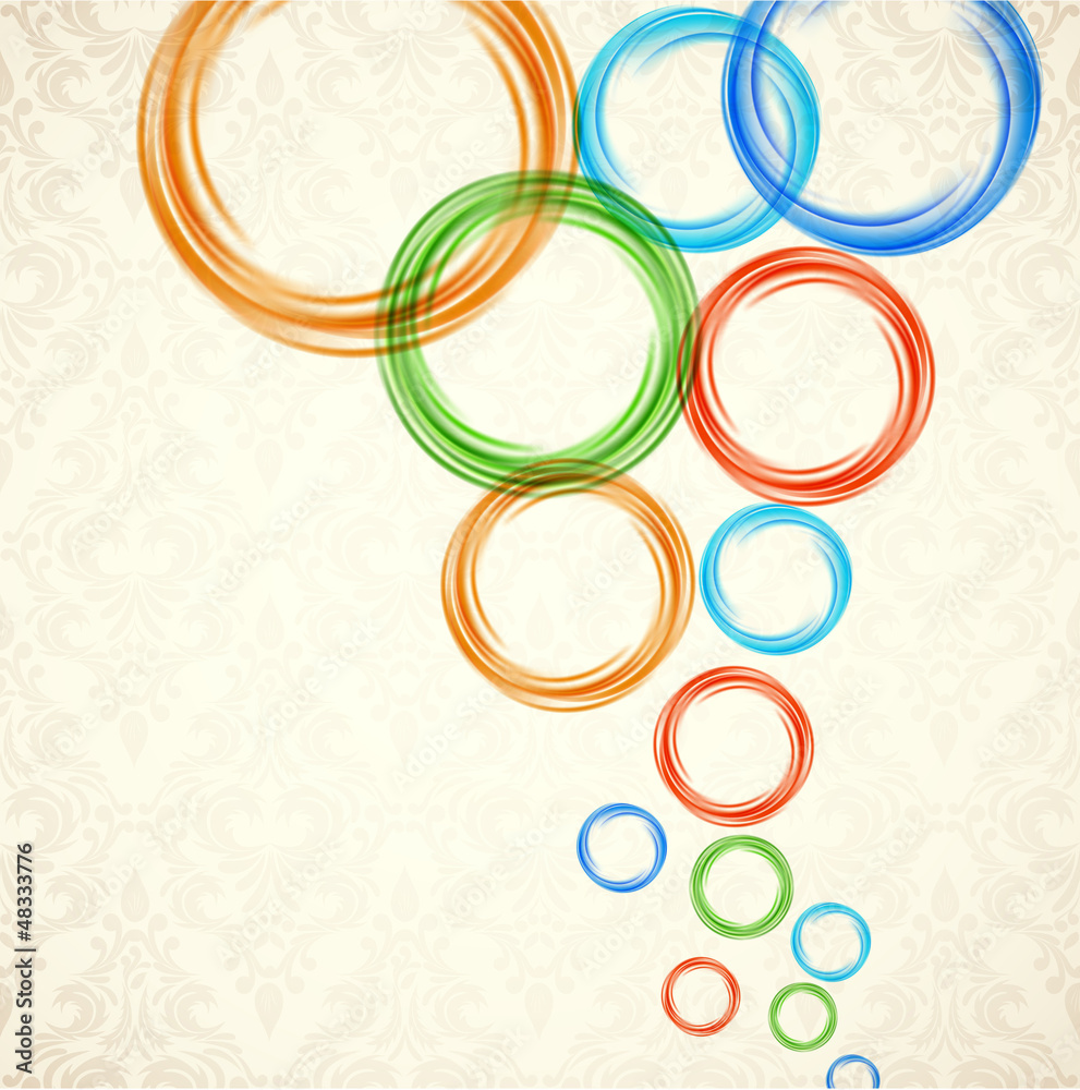 Background with circles Background with circles