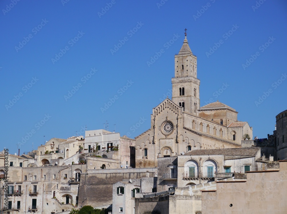 The cathedral of Matera in Italy