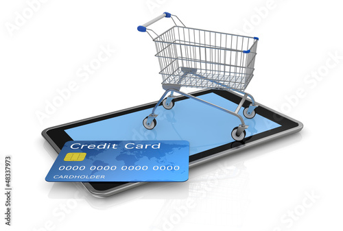 concept of on line shopping