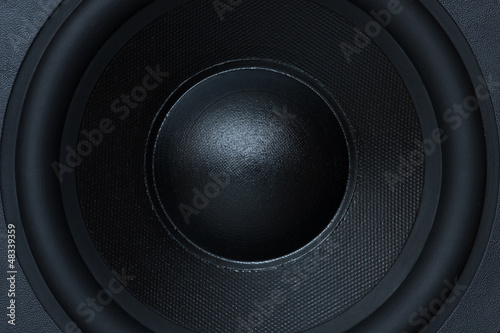 Obraz na płótnie Subwoofer element close-up