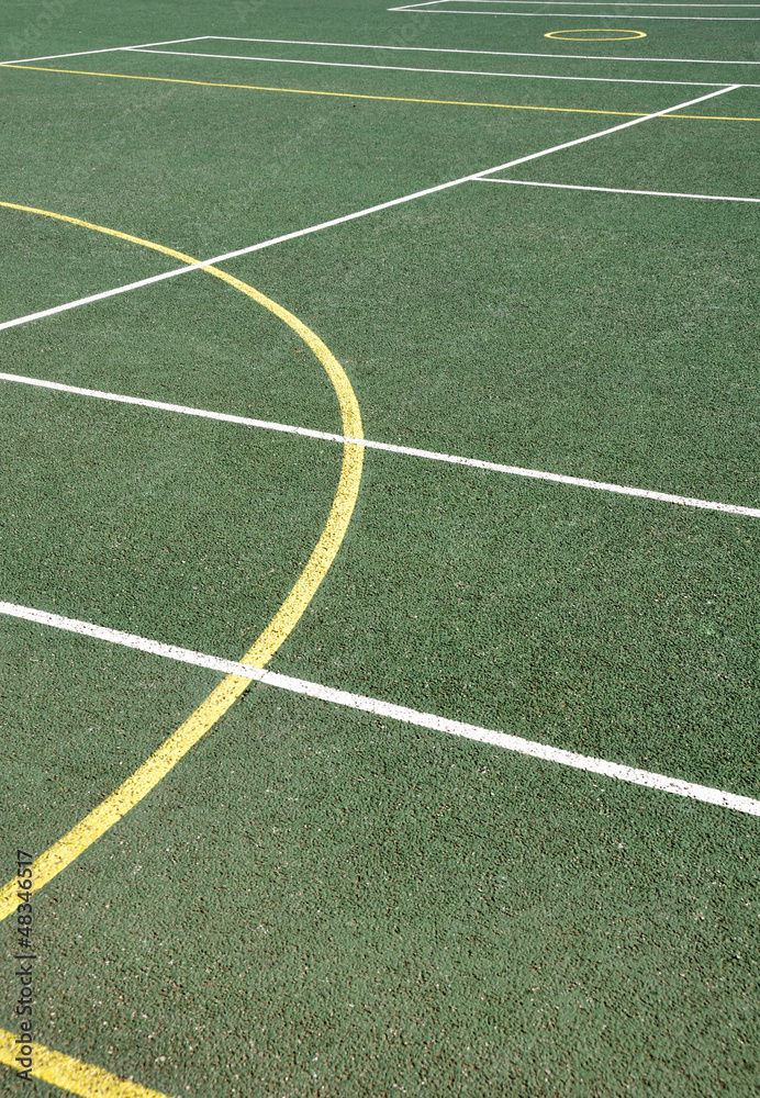 Fototapeta premium Outdoor sports surface