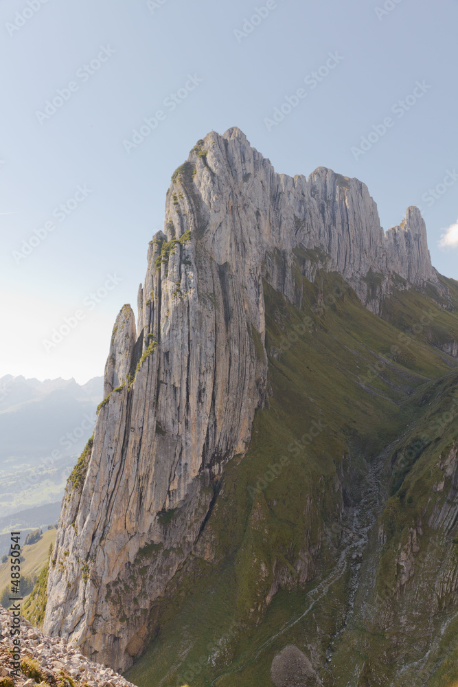 Karst rock ridge, Switzerland