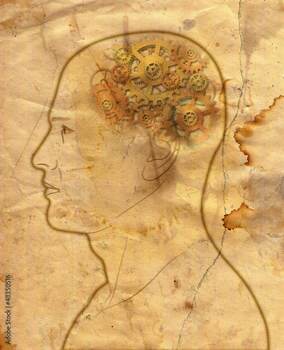 Wallpaper Mural Gears In The Head Torontodigital.ca