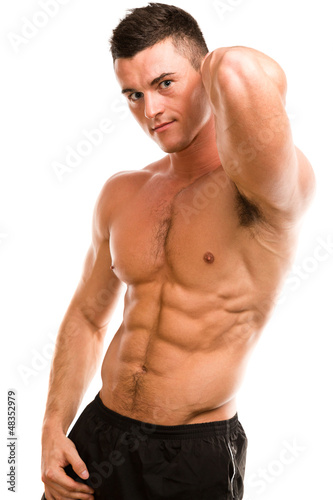 sexy muscular man