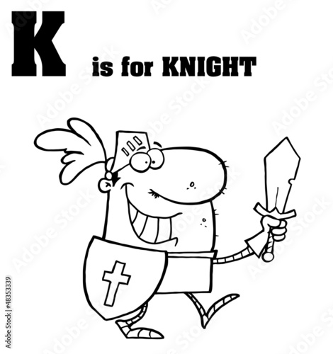 K Is For Knight Text