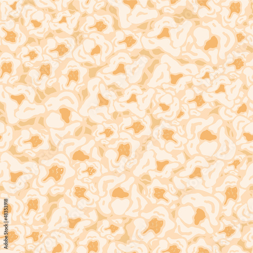 Vector popcorn seamless pattern background with hand drawn