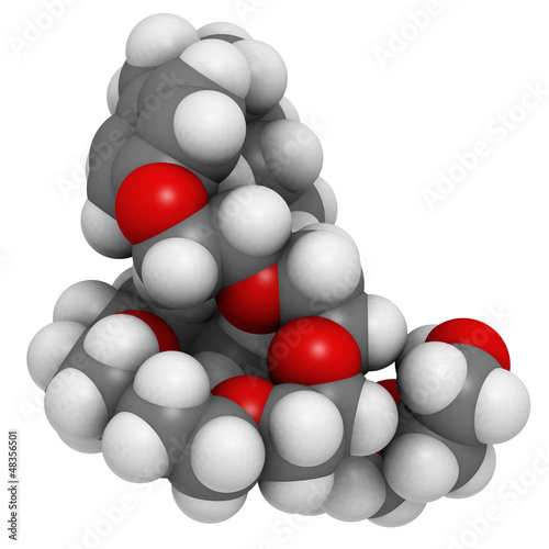 Nonoxynol-9  N-9  molecule  chemical structure. N-9 is a surfact