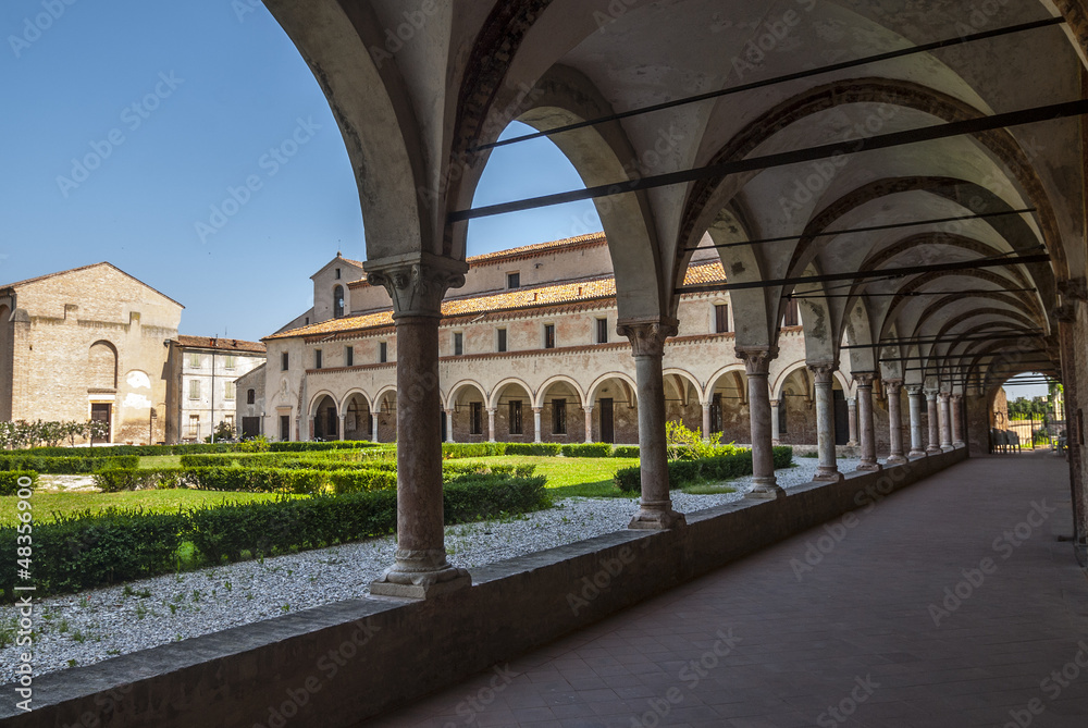 San Benedetto Po - Cloister of the abbey