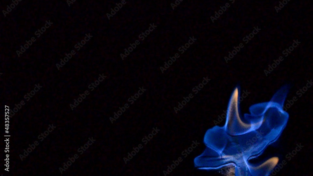 Feuerkreis in Blau