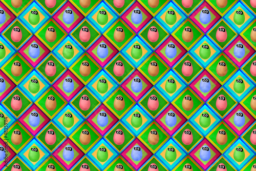 Wallpaper Mural Easter Paper (Vintage Pattern Page) Torontodigital.ca