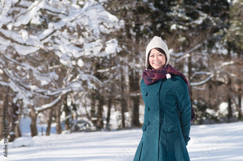 Young Asian woman in Winter Park