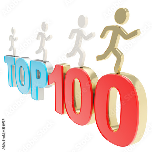 Human running symbolic figu...