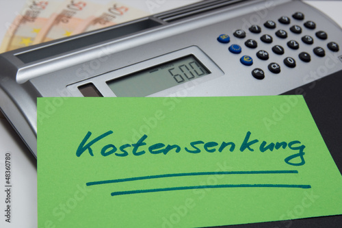Kostensenkung