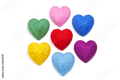 Wool hearts-10