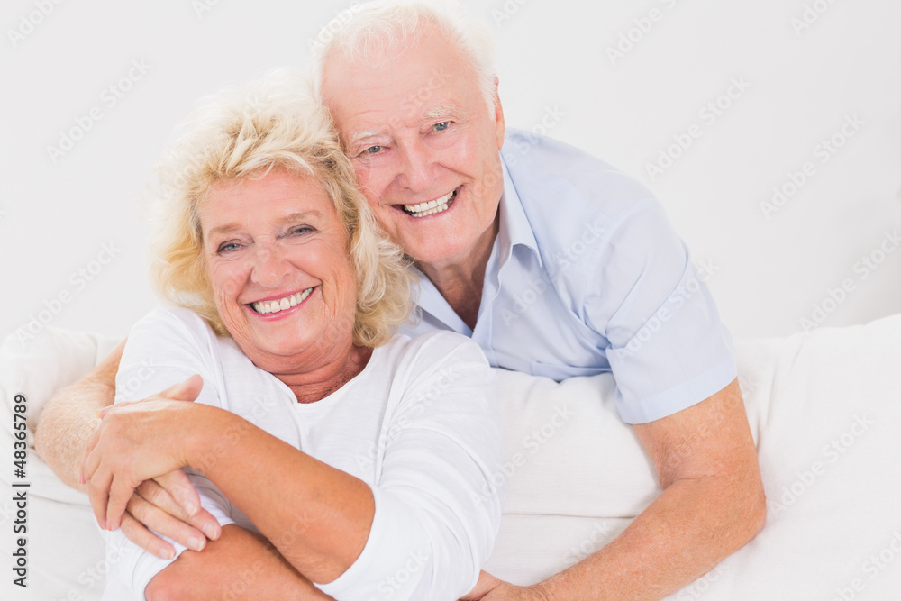 Old couple hugging Old couple hugging