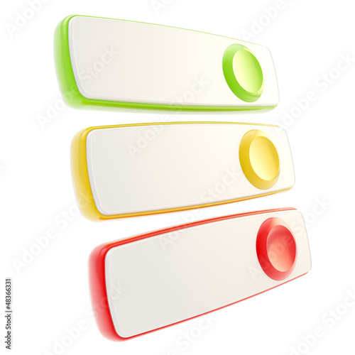 Set of three banner copyspa...