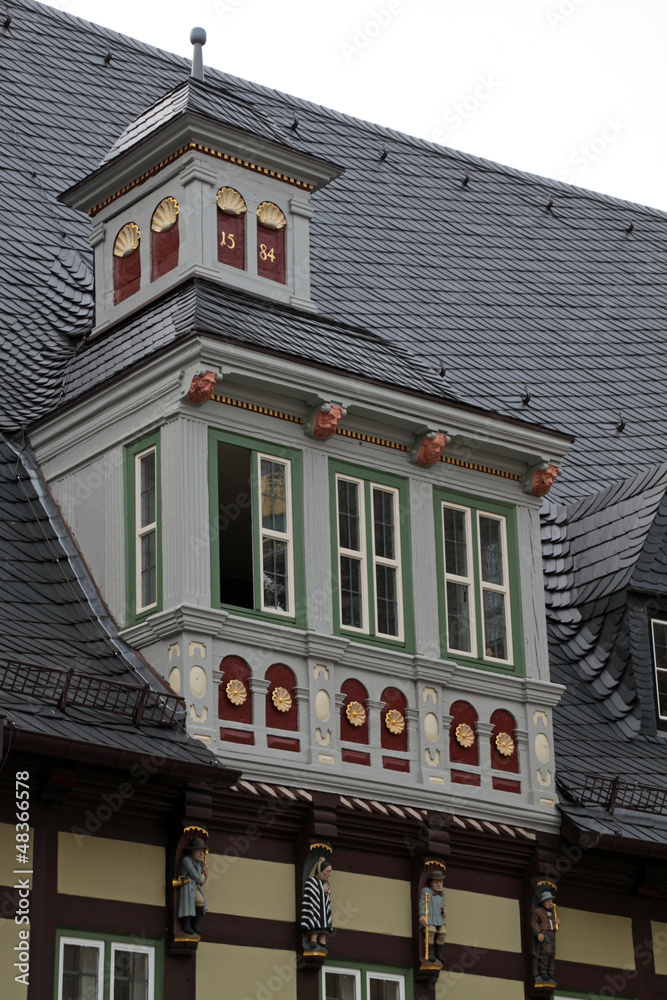 Obraz premium Bürgermeistererker Rathaus Wernigerode