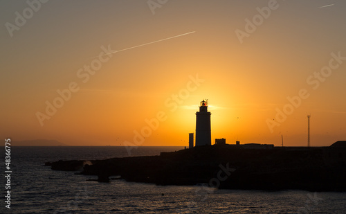 Sunset at lighthouse