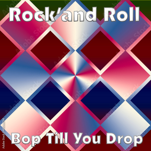 Obraz na plátně rock and roll bop