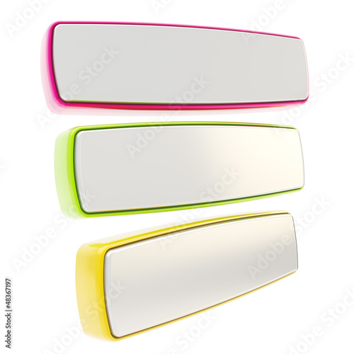 Set of three banner copyspa...