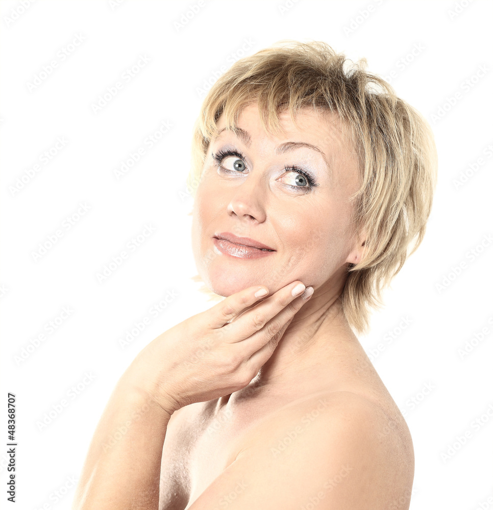 Portrait of a beautiful female model Portrait of a beautiful female model