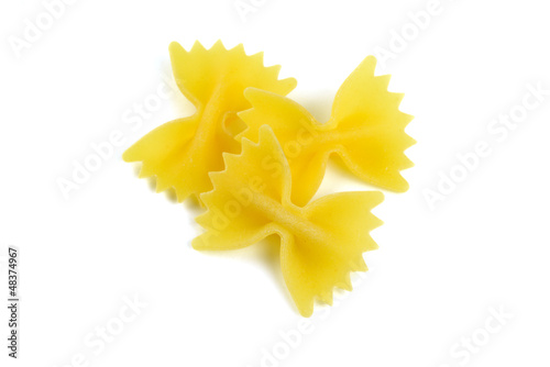Farfalle, italian raw pasta