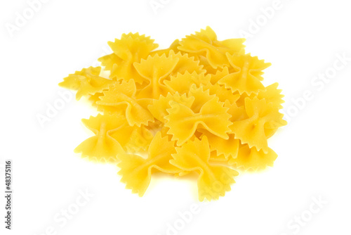 Farfalle, italian raw pasta