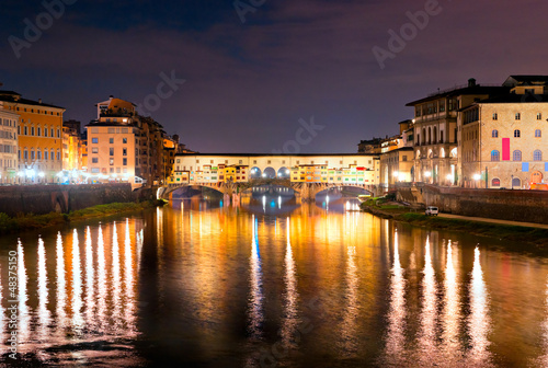 Ponte Vecchio at night, Florence. © Luciano Mortula-LGM